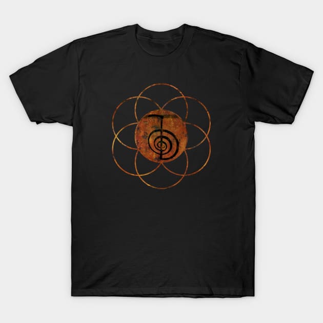 Seed of Life Cho Ku Rei Symbol T-Shirt by Bluepress